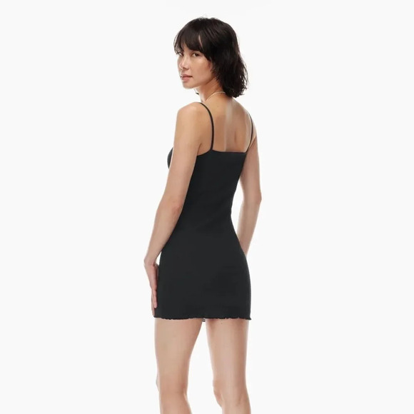 Aritzia Wilfred Jazz Mini Black Dress - Picture 6 of 11